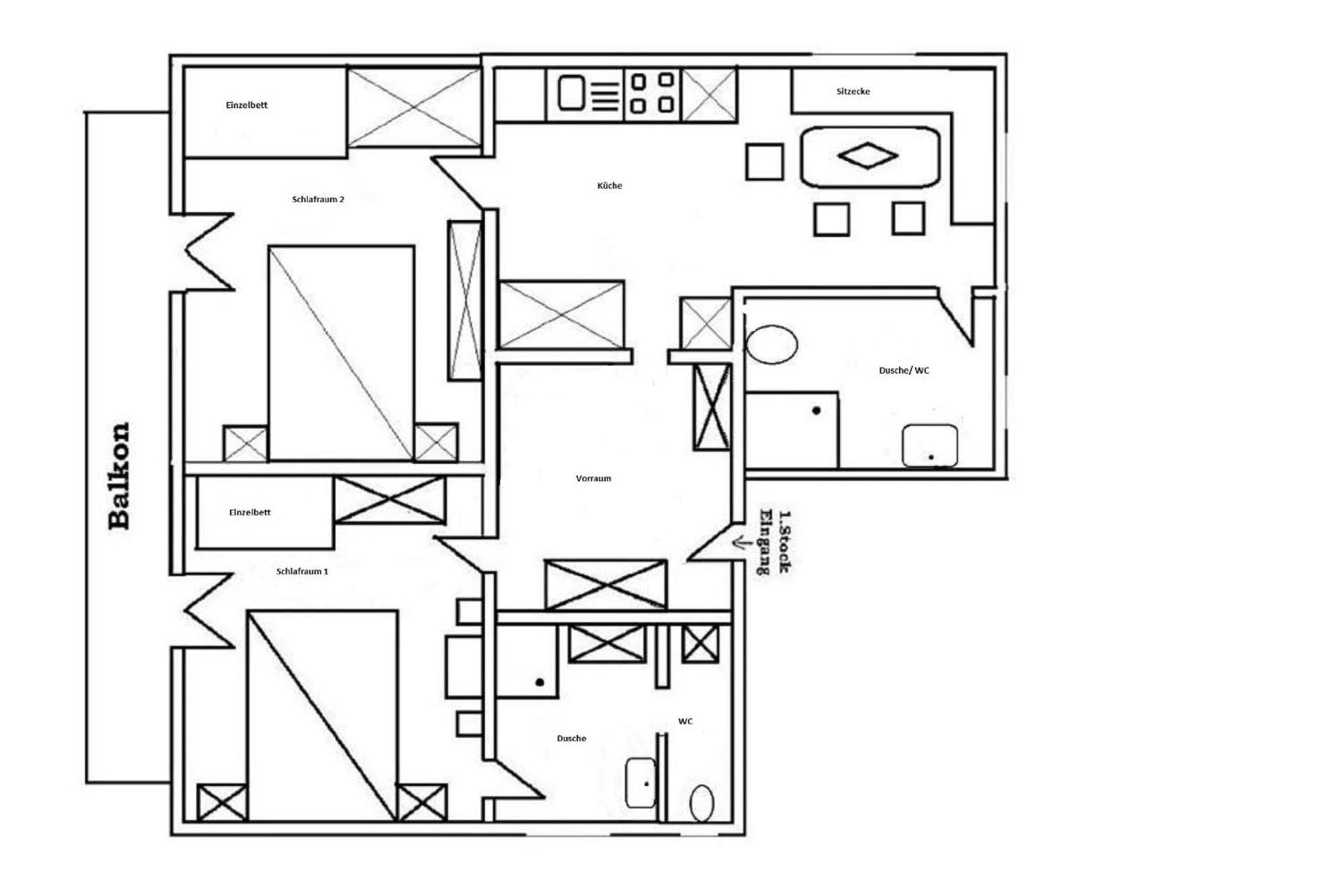 Haus Hubertusheim Leilighet Schladming Eksteriør bilde